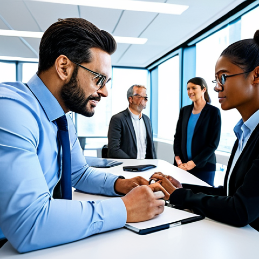 **
"A diverse group of people collaborating on AI projects in a modern, brightly lit office. Fully clothed, professional attire, safe for work, showing technological advancements, perfect anatomy, natural proportions, appropriate content, professional environment, family-friendly."
**
